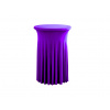 TENTino Elastický obrus SKIRTING na koktailový bistro stôl 80 cm VIAC FARIEB Farba obrusu: FIALOVÁ / VIOLET TENTino Elastický obrus SKIRTING na koktailový bistro stôl 80 cm VIAC FARIEB Farba obrusu: FIALOVÁ / VIOLET