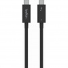 Belkin kábel ConnectThunderbolt 4 Cable 2m, Active - Black INZ002bt2MBK Belkin kábel ConnectThunderbolt 4 Cable 2m, Active - Black INZ002bt2MBK