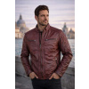 Max Original Leather Pánska kožená bunda 8066 thunder red (M 44-46) - Thunder red - M Max Original Leather Pánska kožená bunda 8066 thunder red (M 44-46) - Thunder red - M