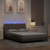 Rám postele s LED bez matrace Taupe 120x200 cm Látka Hnědošedá 3310661 Rám postele s LED bez matrace Taupe 120x200 cm Látka Hnědošedá 3310661
