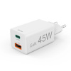 Rýchla USB nabíjačka GaN USB-C + USB-A, PD/QC, 45 W - HAMA 00201993 Rýchla USB nabíjačka GaN USB-C + USB-A, PD/QC, 45 W - HAMA 00201993