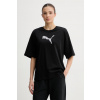 Puma Tričko dámske bavlnené GRAPHIC 634566 čierna L Puma Tričko dámske bavlnené GRAPHIC 634566 čierna L