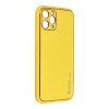 Plastové puzdro na Samsung Galaxy A02S Forcell LEATHER žlté Plastové puzdro na Samsung Galaxy A02S Forcell LEATHER žlté