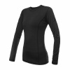 Dámske tričko dl.rukáv SENSOR MERINO AIR čierna XL Dámske tričko dl.rukáv SENSOR MERINO AIR čierna XL