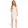 Dámske šaty M234 púdrové - MOE L pudrovo-růžová Dámske šaty M234 púdrové - MOE L pudrovo-růžová