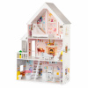 EcoToys Drevený domček pre bábiky XXL + nábytok