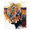Diamantové maľovanie - FAREBNÁ VLASATÁ KRAVA Rámovanie: vypnuté plátno na rám, Rozmer: 40x50 cm Diamantové maľovanie - FAREBNÁ VLASATÁ KRAVA Rámovanie: vypnuté plátno na rám, Rozmer: 40x50 cm