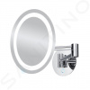 Nimco Kozmetické zrkadlá Kozmetické zrkadlo nástenné, s LED osvetlením, chróm ZK 20165-26