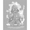 ZUTY Bodkovanie - KRESLENÝ DARTH VADER Rámovanie: vypnuté plátno na rám, Rozmer: 80x100 cm ZUTY Bodkovanie - KRESLENÝ DARTH VADER Rámovanie: vypnuté plátno na rám, Rozmer: 80x100 cm
