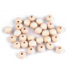 Dřevěné korálky nelakované Ø12 mm Varianta: přírodní sv., Balení: 20 g Dřevěné korálky nelakované Ø12 mm Varianta: přírodní sv., Balení: 20 g