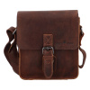Pánska kožená crossbody taška hnedá - Greenwood Chemis hnedá Pánska kožená crossbody taška hnedá - Greenwood Chemis hnedá