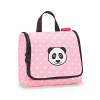 Detská kozmetická taštička Reisenthel Toiletbag Panda dots pink