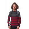 pánsky sveter HORSEFEATHERS MAGNETIC SWEATER (ruby) S pánsky sveter HORSEFEATHERS MAGNETIC SWEATER (ruby) S