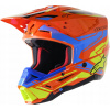 Prilba Alpinestars SM5 Supertech M5 Action oranžová/modrá/žltá XL Prilba Alpinestars SM5 Supertech M5 Action oranžová/modrá/žltá XL