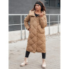 Dlhá béžová dámska bunda TY4592, ty4592-XL XL Dlhá béžová dámska bunda TY4592, ty4592-XL XL