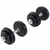Gorilla Sports činkový set, pogumované kotúče, 30 kg Gorilla Sports činkový set, pogumované kotúče, 30 kg
