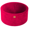 MeowBaby® Velvet detský suchý bazén 90x40cm - Magenta MeowBaby® Velvet detský suchý bazén 90x40cm - Magenta