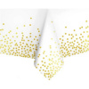 Obrus biely so zlatými konfetami 274x137cm - Party Pal Obrus biely so zlatými konfetami 274x137cm - Party Pal