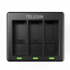 Telesin 3-slot nabíjačka na GoPro Hero 9 / Hero 10 + batérie 2ks GP-BTR-903 Telesin 3-slot nabíjačka na GoPro Hero 9 / Hero 10 + batérie 2ks GP-BTR-903