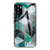 Sklenený kryt MARBLE na Xiaomi Redmi Note 10 5G - Rhombus Dark Green Sklenený kryt MARBLE na Xiaomi Redmi Note 10 5G - Rhombus Dark Green
