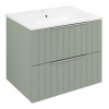 Sapho CIRASA STRIP umývadlová skrinka 59,2x52x46cm, verde CR611-4444S Sapho CIRASA STRIP umývadlová skrinka 59,2x52x46cm, verde CR611-4444S