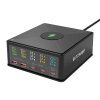 Blitzwolf 868H sieťová nabíjačka, 2xUSB-A, 3xUSB typ C, 160W (čierna) 055981 Blitzwolf 868H sieťová nabíjačka, 2xUSB-A, 3xUSB typ C, 160W (čierna) 055981