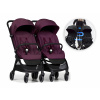 Bumprider Connect Mini 2x kočík s madlom Variant: Connect Mini 2x kočík s madlom Italian Plum Bumprider Connect Mini 2x kočík s madlom Variant: Connect Mini 2x kočík s madlom Italian Plum