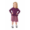 Dievčenské šaty - WINKIKI WKG 92555, fialová Farba: Fialová, Veľkosť: 116 Dievčenské šaty - WINKIKI WKG 92555, fialová Farba: Fialová, Veľkosť: 116