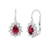 SILVEGO stříbrné náušnice KRISTIN kapky červené SILVEGOB31866R SILVEGO stříbrné náušnice KRISTIN kapky červené SILVEGOB31866R