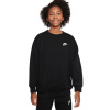 Nike Sportswear Club Fleece Black FD2923 010 Detská mikina S Nike Sportswear Club Fleece Black FD2923 010 Detská mikina S