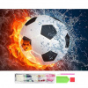 HUR DIAMANTOVÉ MALOVÁNÍ FOTBALOVÝ MÍČ 5D 30X40CM HUR DIAMANTOVÉ MALOVÁNÍ FOTBALOVÝ MÍČ 5D 30X40CM