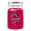 Yankee Candle Signature Sparkling Winterberry Scented Candle With 2 Wicks 567 g Yankee Candle Signature Sparkling Winterberry Scented Candle With 2 Wicks 567 g