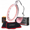 Hula hop HMS s výstupkami, ružové, 44 cm, skladacie Hula hop HMS s výstupkami, ružové, 44 cm, skladacie