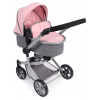 Bayer Chic Mika kočík pre bábiky Melange šedo - ružový Bayer Chic Mika kočík pre bábiky Melange šedo - ružový
