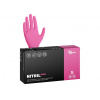 Espeon Nitrilové rukavice NITRIL IDEAL 100 ks, nepudrované, tmavo ružové, 3.5 g Velikost: S