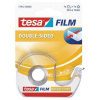 Lepiaca páska, obojstranná, s dispenzorom, 12 mm x 7,5 m, TESA Tesafilm
