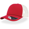 Atlantis Headwear Kšiltovka Record Trucker, 5 panelová COT33019700499-red Červená UNI Atlantis Headwear Kšiltovka Record Trucker, 5 panelová COT33019700499-red Červená UNI