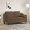 2místná pohovka s polštáři hnědá 120 cm textil 3200840 2místná pohovka s polštáři hnědá 120 cm textil 3200840
