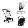 Cybex Platinum CYBEX Mios Travel Set + Cloud T - Style Collection off white 2026 chrome brown Cybex Platinum CYBEX Mios Travel Set + Cloud T - Style Collection off white 2026 chrome brown