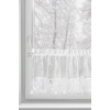 VIANOČNÁ VITRÁŽKOVÁ ZÁCLONA 2 BIELA 30X150CM TUNEL VIANOČNÁ VITRÁŽKOVÁ ZÁCLONA 2 BIELA 30X150CM TUNEL