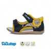 Chlapčenské kožené sandále D.D.step G075-357 royal blue 19-24 Chlapčenské kožené sandále D.D.step G075-357 royal blue 19-24