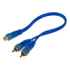 RCA Y audio kábel BLUE BASIC line, 1x samica, 2x samec RCA Y audio kábel BLUE BASIC line, 1x samica, 2x samec
