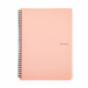 Twin wire blok A4 PP PASTELINI meruňková Twin wire blok A4 PP PASTELINI meruňková