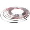 TATechnix Ozdobná chromovaná lišta 8mm - 100cm TATechnix Ozdobná chromovaná lišta 8mm - 100cm