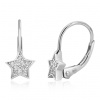 SOFIA strieborné náušnice s hviezdičkami IS135OR040RHWH SOFIA strieborné náušnice s hviezdičkami IS135OR040RHWH
