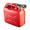 Plastový kanister na PHM - objem 5 l - červený Plastový kanister na PHM - objem 5 l - červený