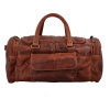 Kožená cestovná taška svetlohnedá - Greenwood Boper hnedá Kožená cestovná taška svetlohnedá - Greenwood Boper hnedá