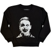 Crewneck Yungblud - Mono Grin, Unisex,Čierna,S Crewneck Yungblud - Mono Grin, Unisex,Čierna,S