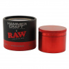 RAW Hammer Craft Large Grinder Red, drvička kovová štvordielna, 60 mm RAW Hammer Craft Large Grinder Red, drvička kovová štvordielna, 60 mm