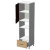 Casarredo CRAFT skriňa na vstavanú rúru 60, HL602344, grafit/grafit Casarredo CRAFT skriňa na vstavanú rúru 60, HL602344, grafit/grafit
